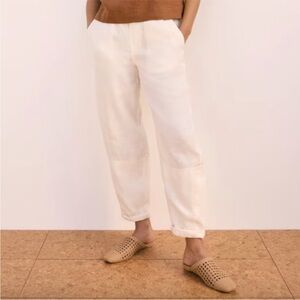 Everlane The Linen Pull On Barrel Pant